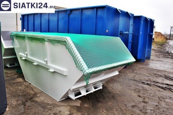 Siatki Nowy Dwór Mazowiecki - Siatka przykrywająca na kontener - zabezpieczenie przewożonych ładunków dla terenów Nowego Dworu Mazowieckiego